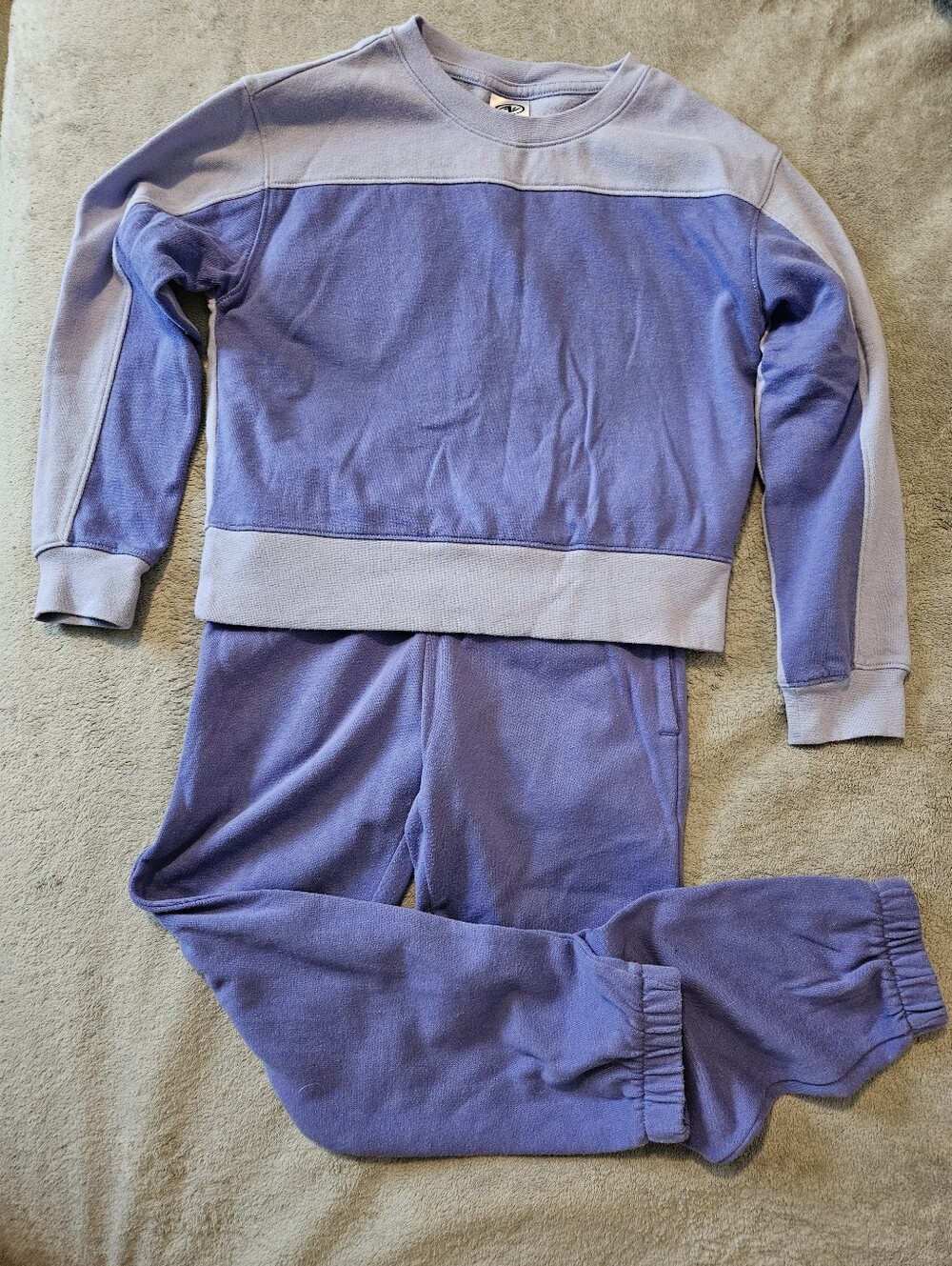 Athletic Works Lavender Purple Two-Piece Kids Sweater Set